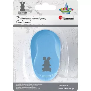 Dziurkacz kreatywny 25 mm Titanum Królik - 93E - Scrapbooking - miniaturka - grafika 1