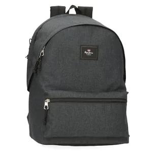 Pepe Jeans Aris Evergreen Plecak na laptopa 15,6" z podwójną komorą Denim 31x44x17,5 cm Poliester by Joumma Bags - Torby na laptopy - miniaturka - grafika 1