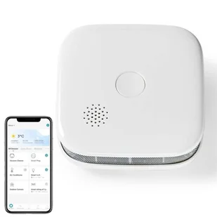 Czujnik dymu NEDIS SmartLife WIFIDS21WT - Systemy inteligentnych domów - miniaturka - grafika 1