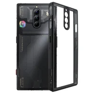 Etui i futerały do telefonów - Etui na telefon TPU + PC do ZTE nubia Red Magic 8 Pro / 8 Pro + / 8S Pro Czarny - miniaturka - grafika 1