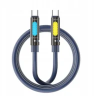 Kable USB - BWOO X325C-C zapachowy kabel USB-C - USB-C 240W czarny - miniaturka - grafika 1