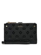 Portfele - Aldo Duży Portfel Damski Illori 13863783 Czarny - miniaturka - grafika 1