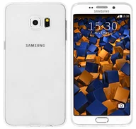 Etui i futerały do telefonów - mumbi etui na telefon komórkowy kompatybilne z Samsung Galaxy S6 Edge Plus, cienkie i przezroczyste białe - miniaturka - grafika 1