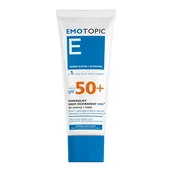 Balsamy i kremy do opalania - Emotopic SPF50+ - Dermo-ochronny krem mineralny do twarzy i ciała 75ml - miniaturka - grafika 1
