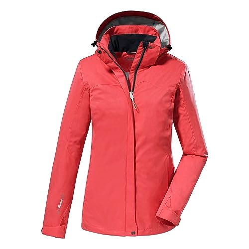 Killtec Damska kurtka funkcyjna/kurtka outdoorowa z odpinanym kapturem KOS 133 WMN JCKT, coral pink, 48, 38383-000