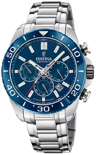 Zegarek Zegarek Festina F20042-2 Chronograph Diver Ceramic - Zegarki męskie - miniaturka - grafika 1