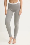 Legginsy - Tommy Hilfiger legginsy damskie kolor szary melanżowe UW0UW05576 - miniaturka - grafika 1
