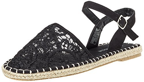 VERO MODA Damskie espadryle Vmlace, czarny - czarny Black - 36 EU