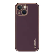 Etui i futerały do telefonów - Dux Ducis Yolo etui iPhone 14 Plus elegancki pokrowiec ze skóry ekologicznej fioletowy - miniaturka - grafika 1