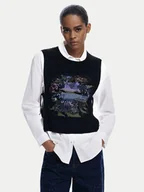 Koszule damskie - Desigual Koszula Chaleco 25WWCW01 Biały Regular Fit - miniaturka - grafika 1