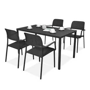 Komplet ogrodowy Nardi BORA/CUBE 140 4+1 Antracite - Meble ogrodowe - miniaturka - grafika 1