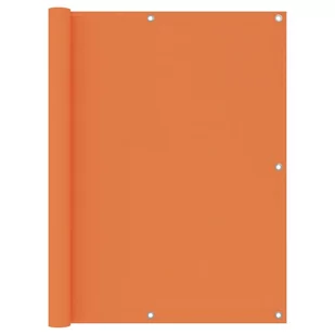 vidaXL Parawan balkonowy, pomarańczowy, 120x300 cm, tkanina Oxford vidaXL - Parawany - miniaturka - grafika 1