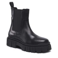 Botki damskie - Sztyblety Gino Rossi 4060 Czarny - miniaturka - grafika 1