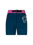 Spodnie rowerowe - Rock Experience Scarlet Runner Pants damskie, 1484 Moroccan Blue+0834 Super Pink, L - miniaturka - grafika 1