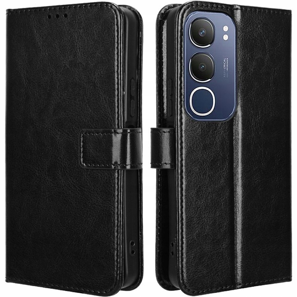 Etui Z Klapką Do Vivo Y19S Futerał Skóra Eko Pokrowiec Obudowa Portfel