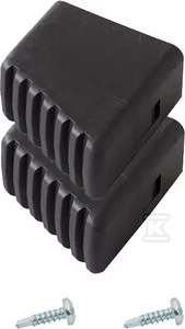 Krause Stopki do drabin Monto (para) 40x20 mm przednie 211422 - Drabiny - miniaturka - grafika 1