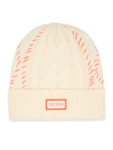 Guess Czapka AW9972 WOL01 Écru - Czapki damskie - miniaturka - grafika 1