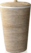 Kosze na bieliznę - Kosz na pranie Basket 65 cm jasny z pokrywką - miniaturka - grafika 1