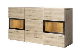 Komoda dwudrzwiowa z trzema szufladami Baros 26 - san remo jasny - Komody - miniaturka - grafika 1