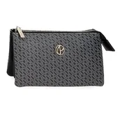 Portfele - Pepe Jeans Megan Portfel Trzy przegródki Czarny 17,5x9,5x2 cms Skóra syntetyczna, czarny, Talla única, Portfel Trzy przegródki - miniaturka - grafika 1