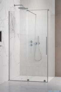 Radaway Furo Kdj Brushed Nickel kabina 120x80cm lewa szczotkowany nikiel 10104622-91-01L/10110580-01-01/10113080-01-01 - Kabiny prysznicowe - miniaturka - grafika 1