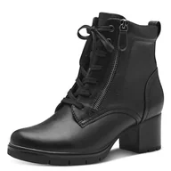 Botki damskie - Jana Botki 8-25163-43 szerokość H, czarny, 38 EU - miniaturka - grafika 1