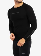 Bluzy sportowe męskie - Bluza termoaktywna Brubeck 3D Run PRO LS Shirt - black - miniaturka - grafika 1