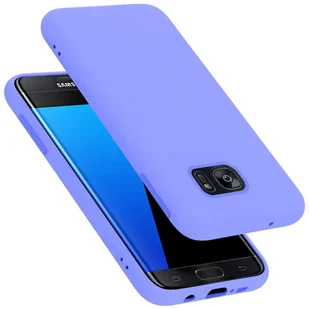 Etui ochronne Cadorabo do Samsung Galaxy S7 EDGE w kolorze fioletowym Etui na telefon komórkowy Pokrowiec TPU Etui - Etui i futerały do telefonów - miniaturka - grafika 1