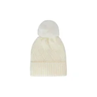 Czapki dla dzieci - Czapka zimowa dziewczęca 4F z pomponem ciepła ACAPF647-11S - miniaturka - grafika 1