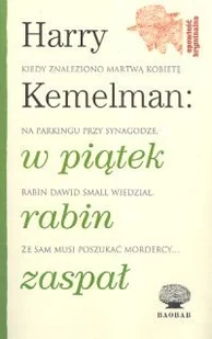 W piątek rabin zaspał - Kryminały - miniaturka - grafika 1