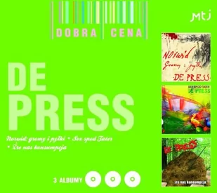 De Press Norwid - Gromy I Pyłki / Sex Spod Tater / Źre Nas Konsumpcja, CD De Press - Folk - miniaturka - grafika 1