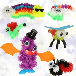 Rzepy czepy klocki kulki kolorowe kreatywne 836 elementów - Klocki - miniaturka - grafika 5