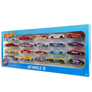 Hot Wheels Samochodziki resoraki Dwudziestopak - model lub pojazd - Samochody i pojazdy dla dzieci - miniaturka - grafika 1