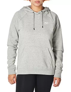 Nike Damska bluza W Nsw Essntl Hoodie Po Flc szary Dk Grey Heather/(White) XXL - Bluzy damskie - miniaturka - grafika 1