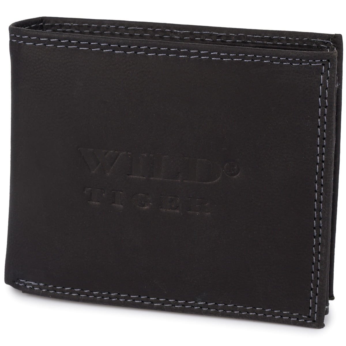 Portfel męski mały Wild Tiger - czarny