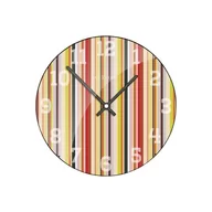 Zegary - Nextime Zegar ścienny Smithy Dome, różnokolorowy, 35x5 cm - miniaturka - grafika 1