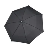 Parasole - Parasol męski Doppler Fiber Magic Select Spencer Grey automatyczny składany czarny wzór - miniaturka - grafika 1