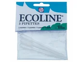 Pozostałe akcesoria dla plastyków - Zestaw 3 Pipet Ecoline, Talens - miniaturka - grafika 1
