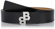 Paski - BOSS Damski pasek BB_Icon_Sr35, Black2, 90, czarny 2 - miniaturka - grafika 1