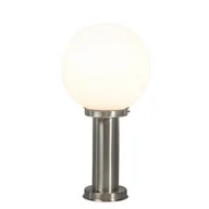 Lampy ogrodowe - QAZQA Nowoczesna latarnia zewnętrzna stal nierdzewna stal nierdzewna 50 cm - Sfera - miniaturka - grafika 1