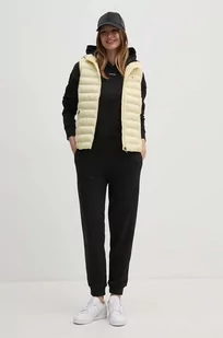 Tommy Hilfiger bezrękawnik damski kolor żółty przejściowy - Kamizelki damskie - miniaturka - grafika 1