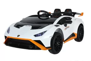 Auto Na Akumulator Lamborghini STO DRIFT Białe - Pojazdy elektryczne dla dzieci - miniaturka - grafika 4