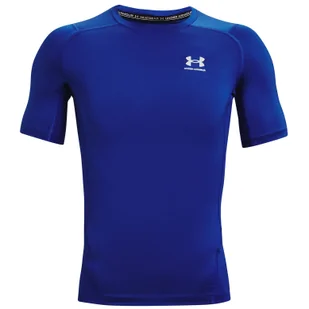 Męska koszulka Under Armour HG Armour Comp SS Rozmiar: XXL / Kolor: jasnoniebieski - Koszulki sportowe męskie - miniaturka - grafika 1