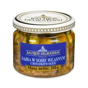 Konserwy i dania rybne - PETR SAJRA SOS WŁASNY+OLEJ 280G - miniaturka - grafika 1