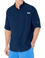 Koszulki męskie - Columbia Męska koszulka z długim rękawem PFG Tamiami Ii Stal węglowa XL - miniaturka - grafika 1