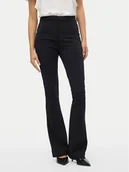 Spodnie damskie - Vero Moda Spodnie materiałowe Vmamira 10250284 Czarny Regular Fit - miniaturka - grafika 1