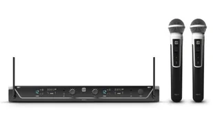 LD Systems U305 HHD 2 - Dual - Bezprzewodowy system mikrofonowy z ręcznym mikrofonem dynamicznym x 2 - 584 - 608 MHz LDU305HHD2 - Mikrofony estradowe - miniaturka - grafika 1