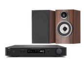 Zestawy stereo - NAD C338 (czarny) + 707 S3 (mokka) - miniaturka - grafika 1