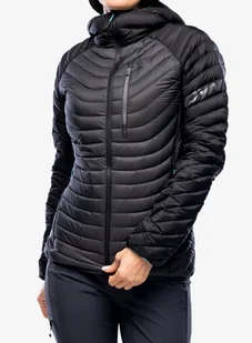 Kurtka damska Dynafit Radical Down Hood Jacket - black - Kurtki narciarskie - miniaturka - grafika 1