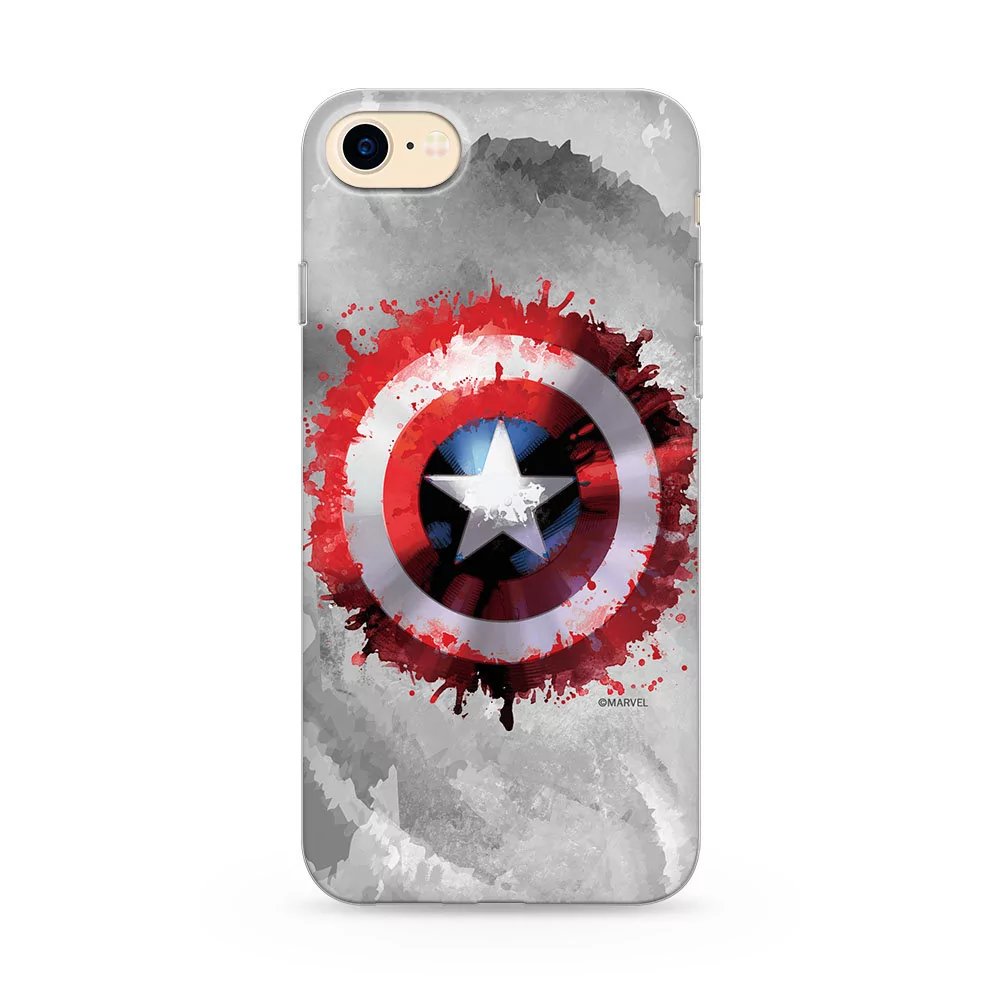 Marvel Etui Marvel Kapitan Ameryka 019 iPhone 7/8/SE 2020 szary/grey MPCCAPAM7024